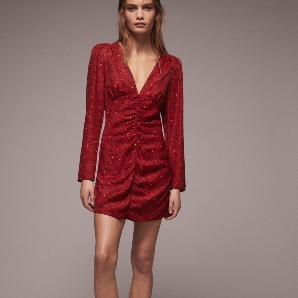 NWT Zara print dress Sz M